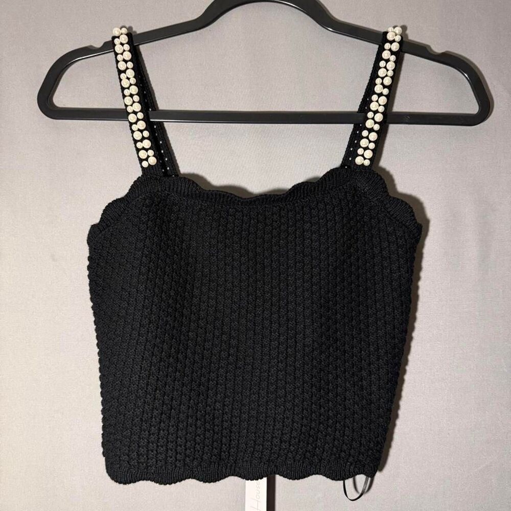 House of Harlow 1960 Black Crop-top